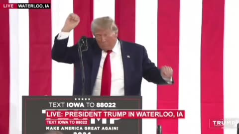 Trump Promised To Dance For The Crowd In Iowa & Delivers
