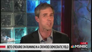 MSNBC host asks Beto to 'play media critic'