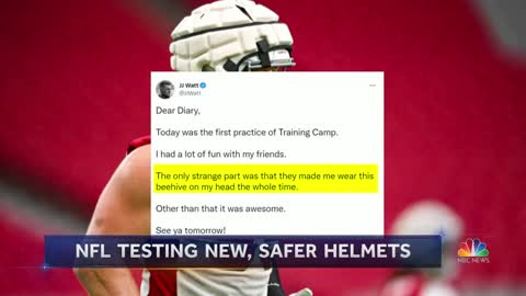 NFL Testing Safer Helmets