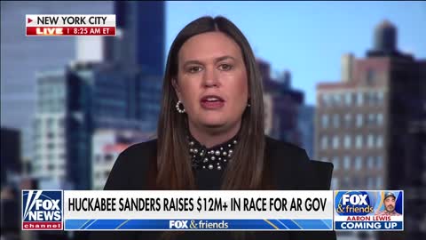 Sarah Sanders predicts ‘red wave’ in November, hopes to be first female Arkansas governor