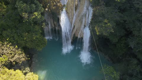 beautiful waterfall nature video.4k Ultra HD videos