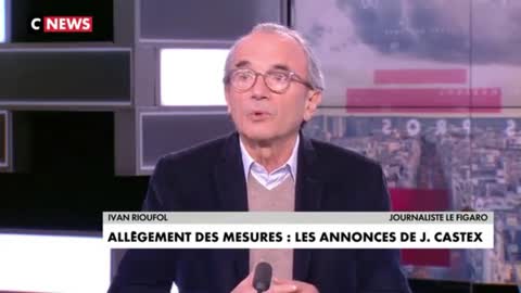 CNEWS - Ivan Rioufol se lâche sur les "allègements des mesures" de Castex !