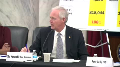 Ron Johnson Leads Expert Panel on COVID-19 Vaccine Mandates and Injuries