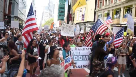 NY Freedom Rally - march - September 18, 2021