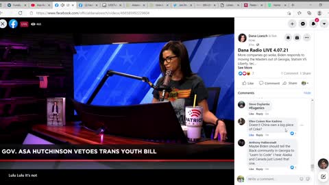 Dana Loesch mocks Asa Hutchinson's defending trans mutilation of children on Tucker Carlson show 1