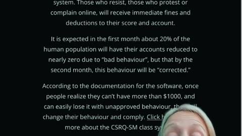 SCRQ-SM - SOCIAL CREDIT - 'GREAT RESET' PLAN TO CONTROL YOUR FINANCES