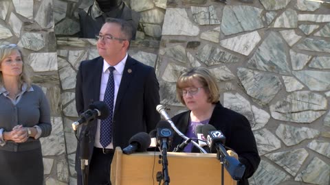 Press Conference Ben Toma, Rachel Mitchell, and Michelle Ahlmer.