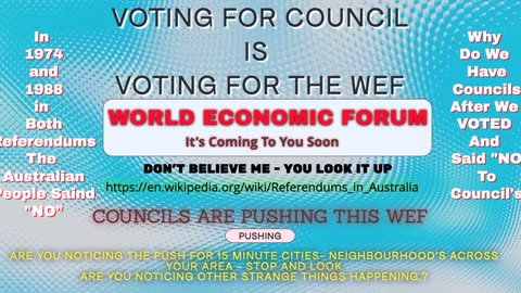 AUSTRALIA - OUR GOVERNMENTS HAVE BEEN PENETRATED AND YOUR COUNCIL'S ARE PUSHING IT IN YOUR AREA