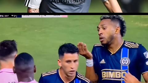 Messi Stands Up for Young Teammate During a match against Philadelphia Union
