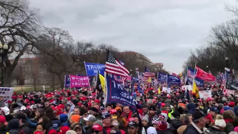 Crammed in Like Sardines at Save America March