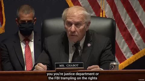Rep Chabot gives a great rebuttle to Using the Patriot Act 10/21/2021