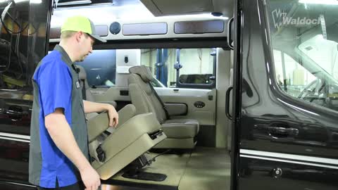 Luxury Conversion van Removing seating on Galaxy vans