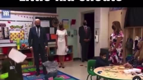Little Kid SCREAMS at Biden to Shut the F@%$ Up! 🤣😂