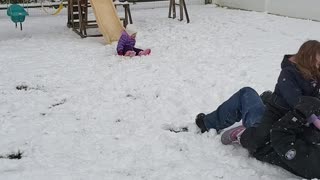 Snow Fight With Dad Part 2
