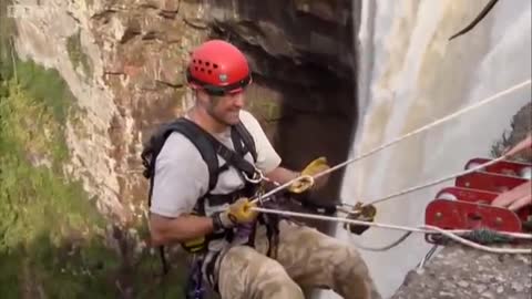 Abseiling Down the Kaieteur Falls | Expedition Guyana | BBC Earth