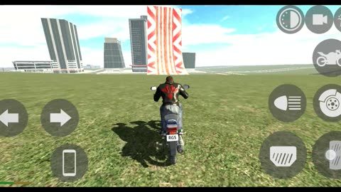 Indian biker 3D jumping