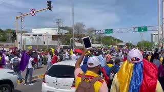 Así avanza la marcha en Cartagena