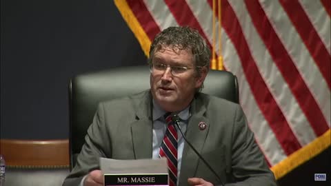 Rep. Thomas Massie asks AG Merrick Garland about school boards, v mandates, and Ray Epps.