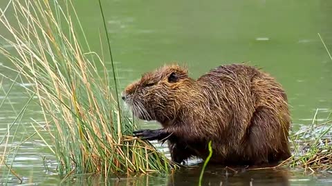 Beavers Video - Beavers Animals - Beavers eating food - Beavers Swimming in Water_2021