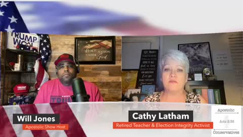 Clip of Ep.251 W/Cathy Latham cell phones were traced to mail in ballot boxes in GA!!!