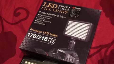 Tolifo PT-176S LED Video Light Unboxing Review