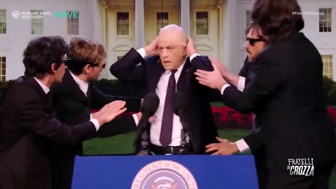Italian television recently broadcasted a sketch that poked fun at Joe Biden.