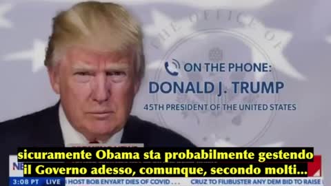 📣 TRUMP: OBAMA STA PROBABILMENTE GESTENDO IL GOVERNO ADESSO