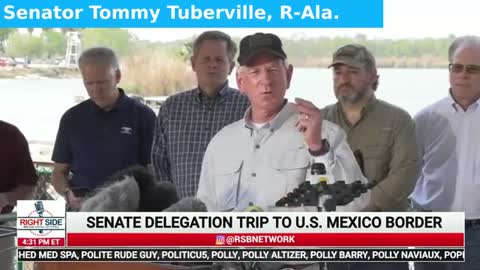 Biden's border crisis US Senator makes trip to US Mexico border