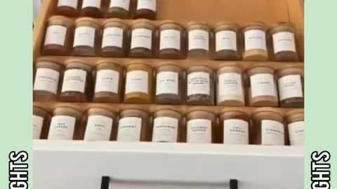 Satisfying Ideas | Organizing your Spices with this Spices Drawer Ideas | Satisfying
