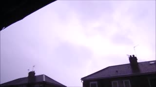 Massive Lightning Strike in Manchester