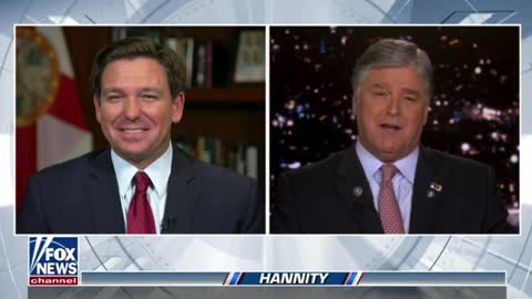 DeSantis Speaks to Hannity on Fighting Illegal Immigration