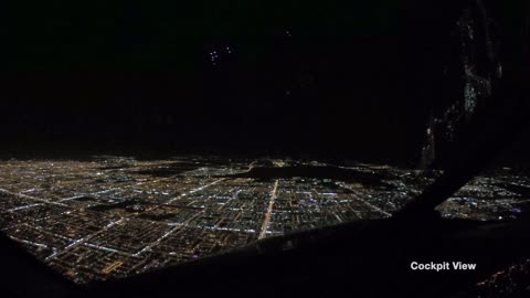 Landing in Riyadh 33L Window view