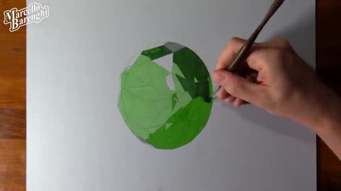 Use Green Watercolors To Color Jadeite
