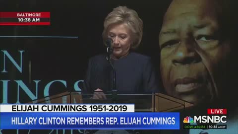 Clinton Swipes at ‘King Ahab’ Trump During Elijah Cummings’ Funeral