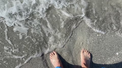 Feet in the sand.....