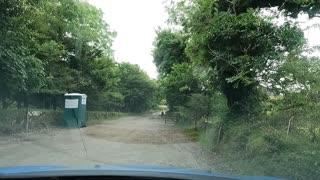 Vlog in car before leaving campsite