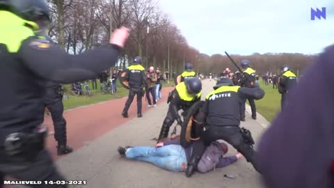 Demonstratie Den Haag 14 maart 2021