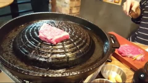 korea beef steak "ASMR"