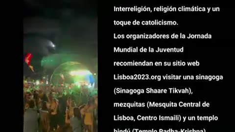 JMJ Lisboa 2023 Todo un éxito de la Masonería Eclesiástica