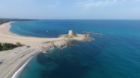 Sardinia Italy by drone