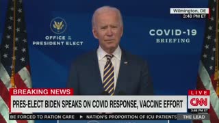 Biden Warns America's "Toughest," Worst Days of the Pandemic Are Ahead of Us