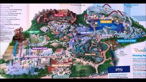 Disney California Adventure Maps Over the Years