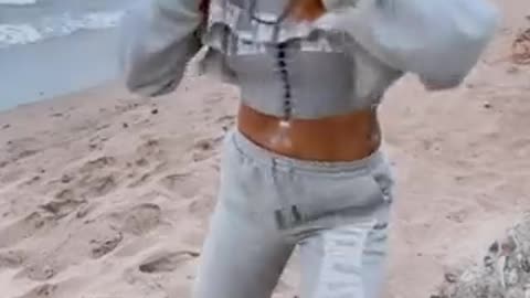 Future Stunt, Clip of me shadow boxing on the beach…