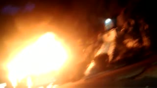Video: capturados presuntos responsables de incinerar bus en Bogotá