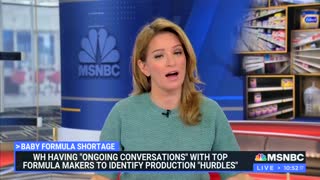 MSNBC's Katie Tur grills HHS Sec. Xavier Becerra on baby formula shortage