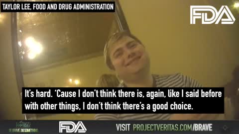 FDA Official Exposed by Project Veritas