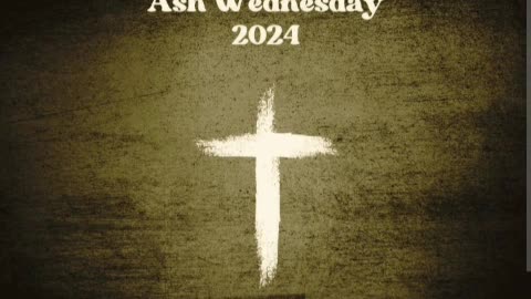 Happy ash Wednesday today hollyweek 2/14/24 ➕