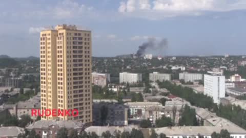 Ozbrojené síly Ukrajiny střílely na nemocnici v Kujbyševské čtvrti Doněcku