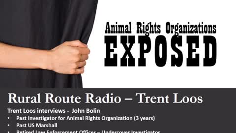 Animal Rights Organizations Exposed on Rural Route Radio