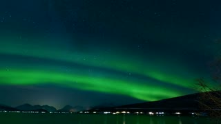 Time Lapse Video Of Aurora Borealis